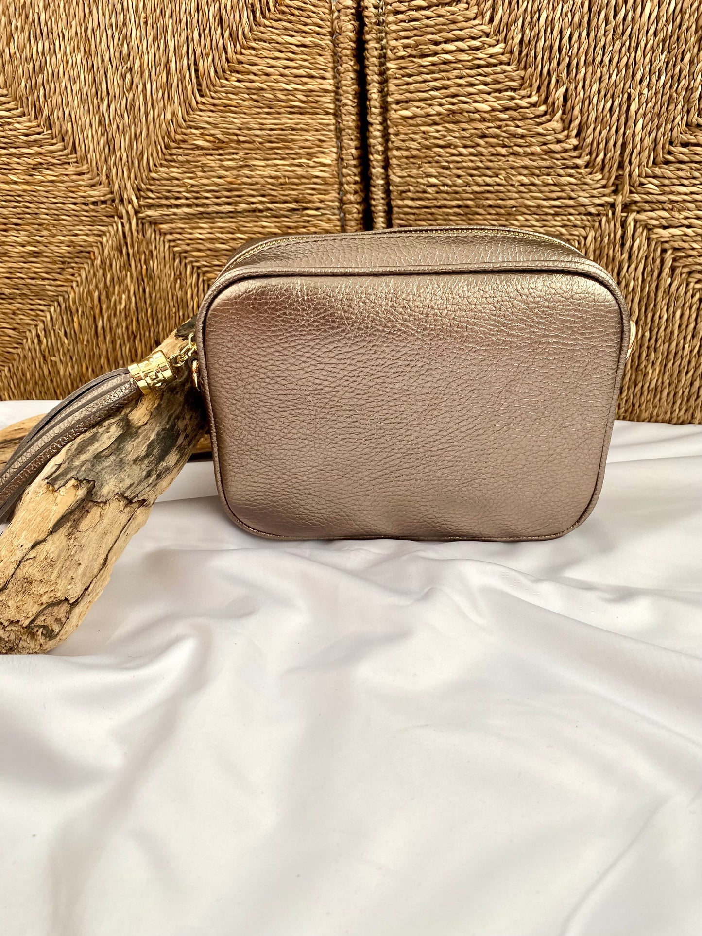 Calix Bronze Shoulder Bag