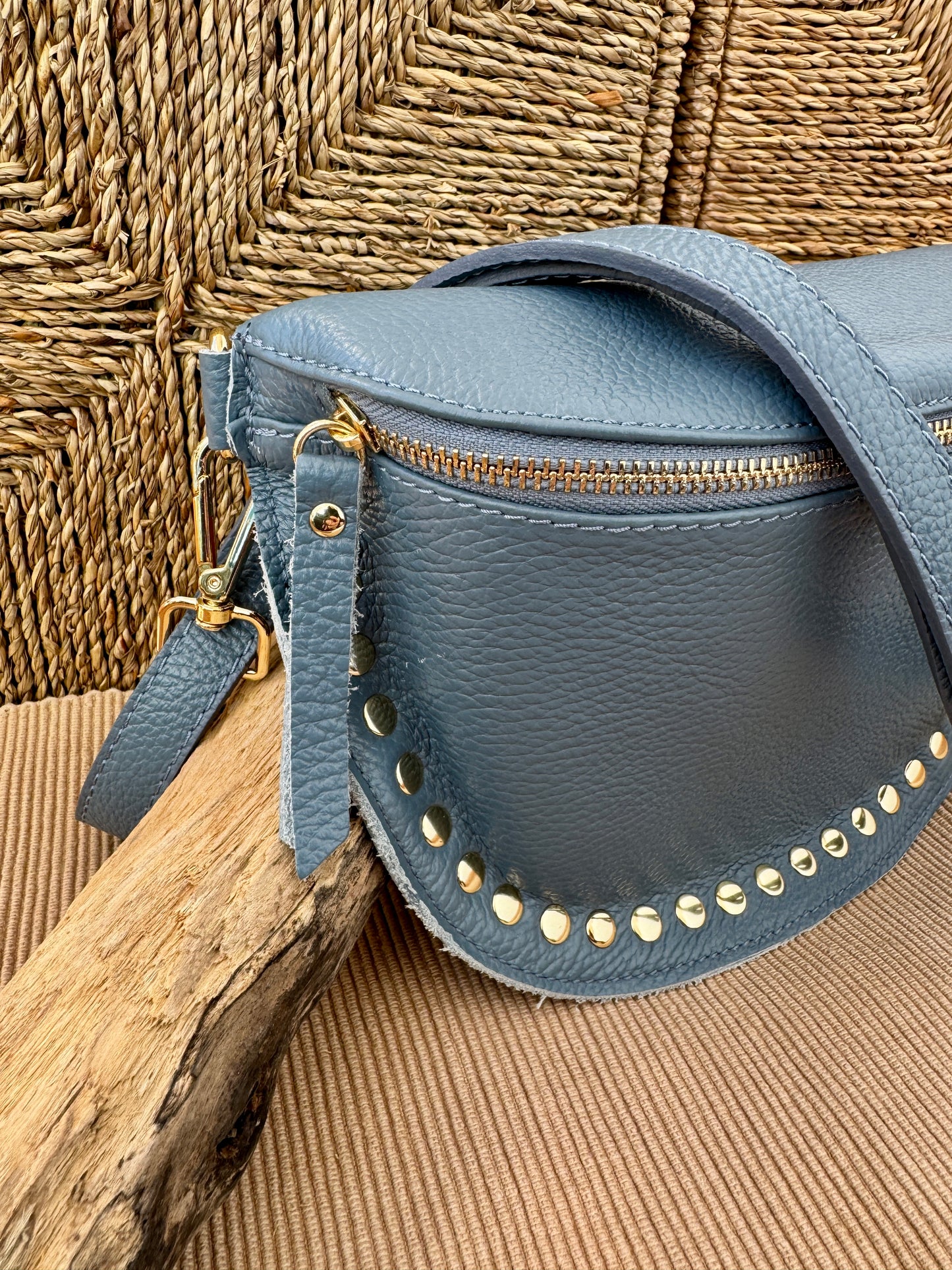 Riñonera Moke Azul Vaquero