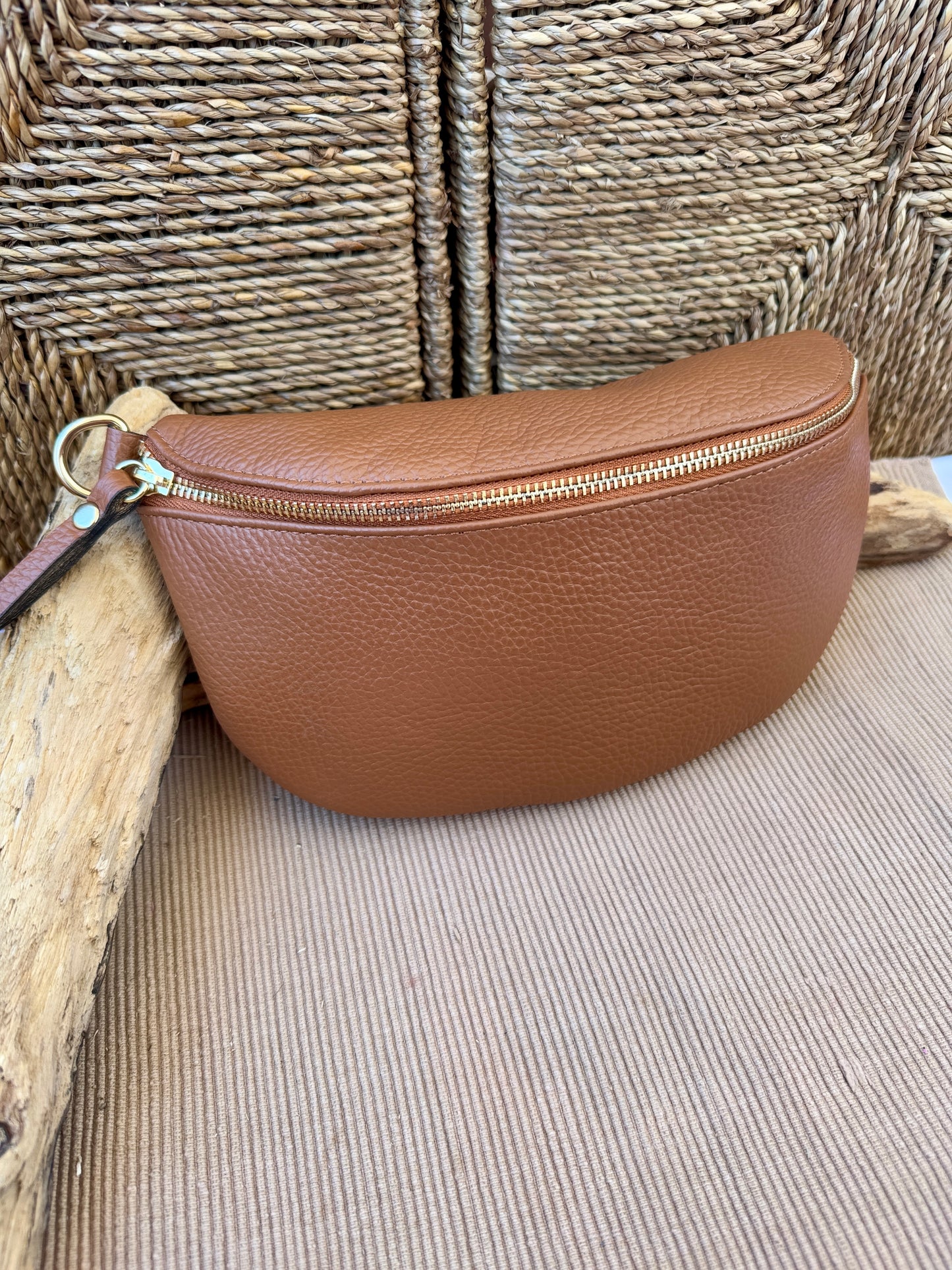 Riñonera Hanai Mediana Camel