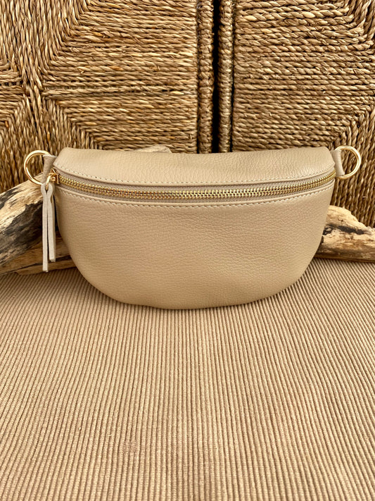 Riñonera Hanai Beige