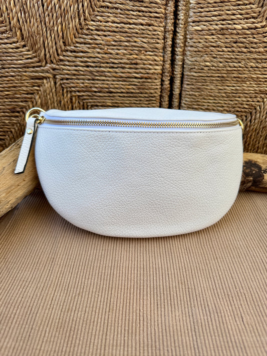 Riñonera Hanai Mediana White