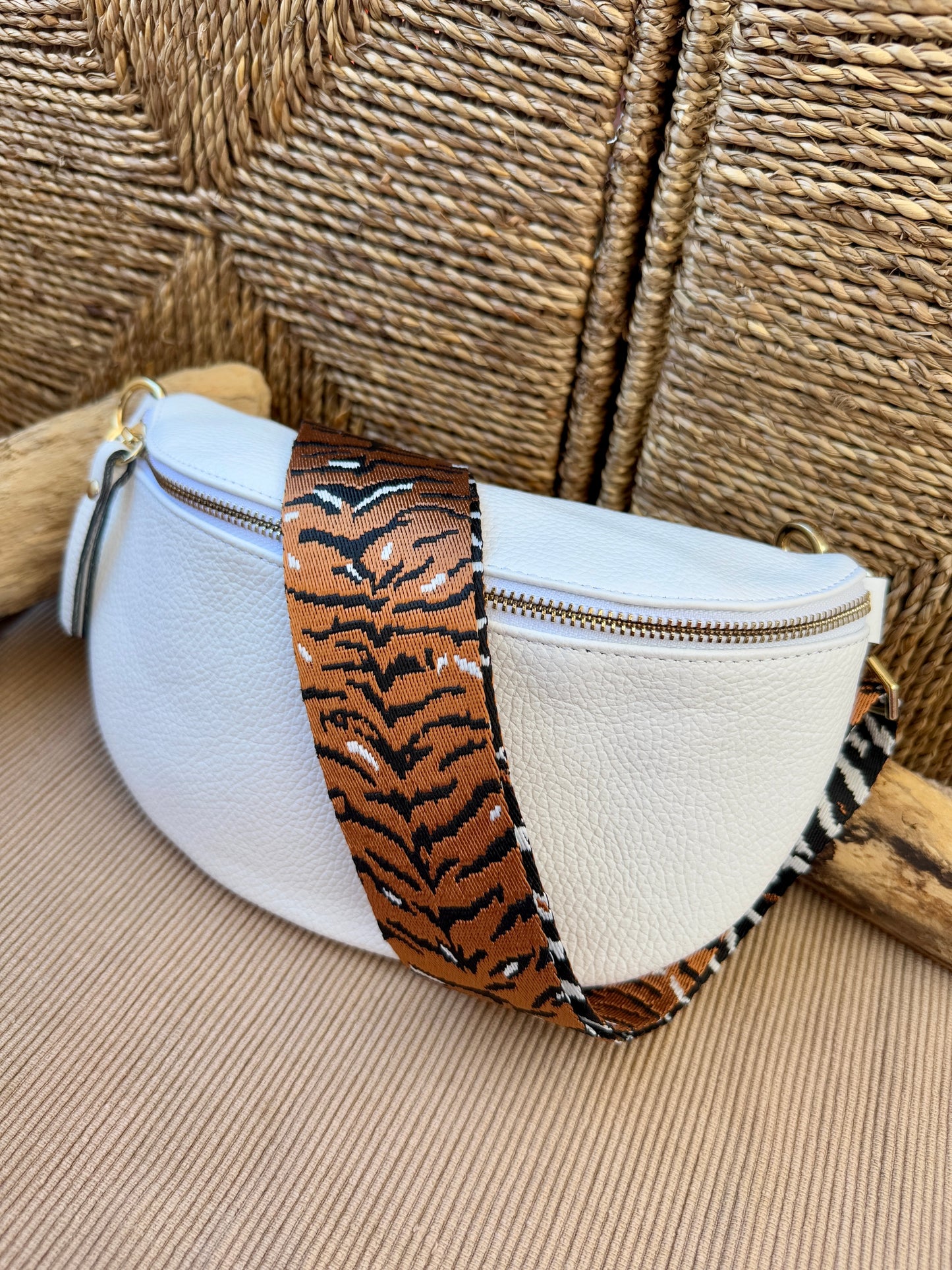 Riñonera Hanai Mediana White