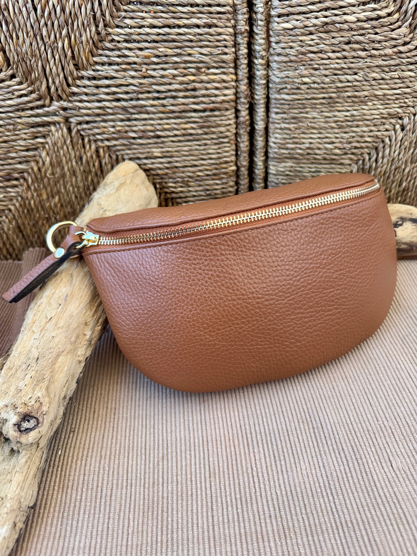 Riñonera Hanai Mediana Camel