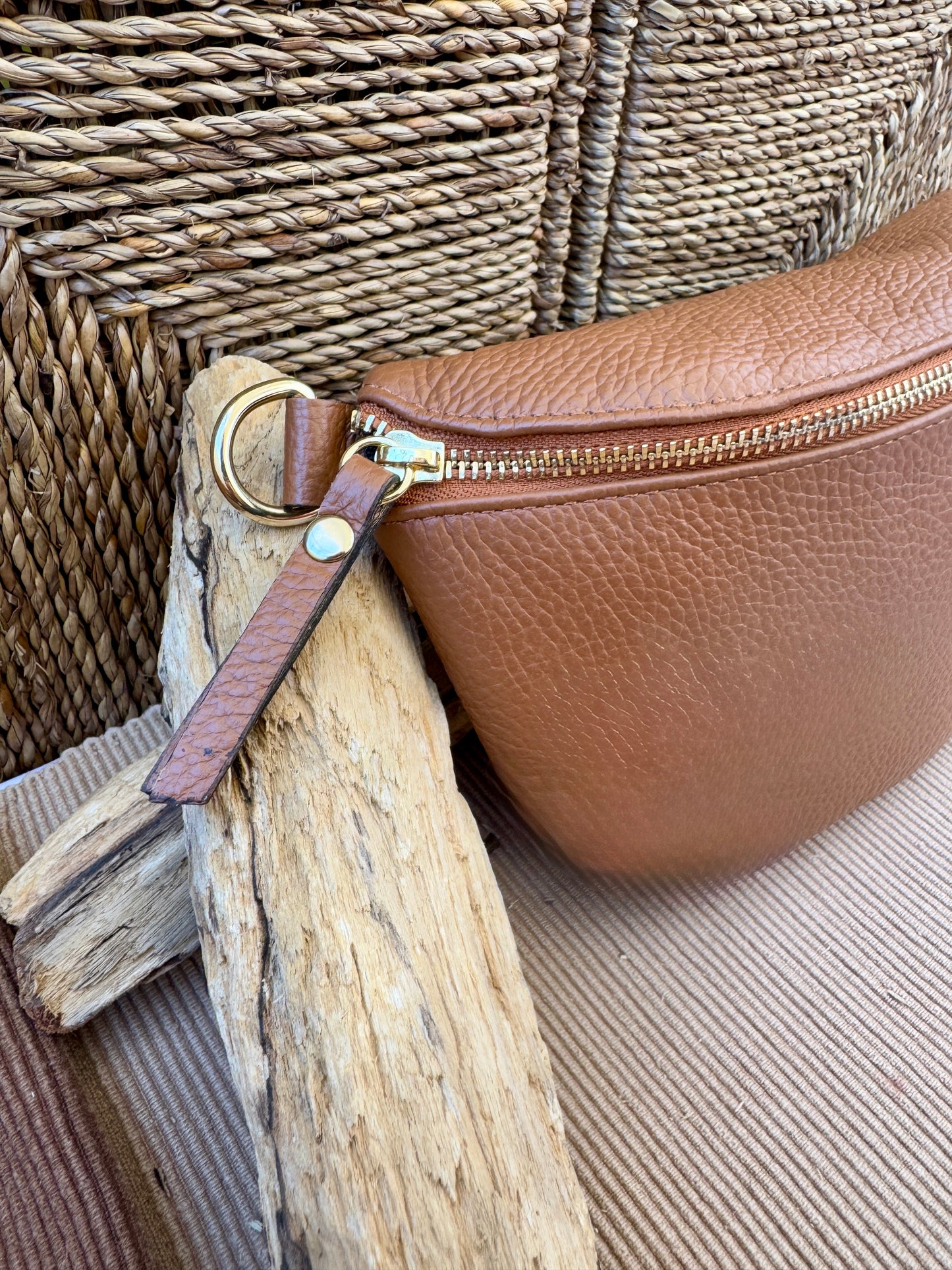 Riñonera Hanai Mediana Camel